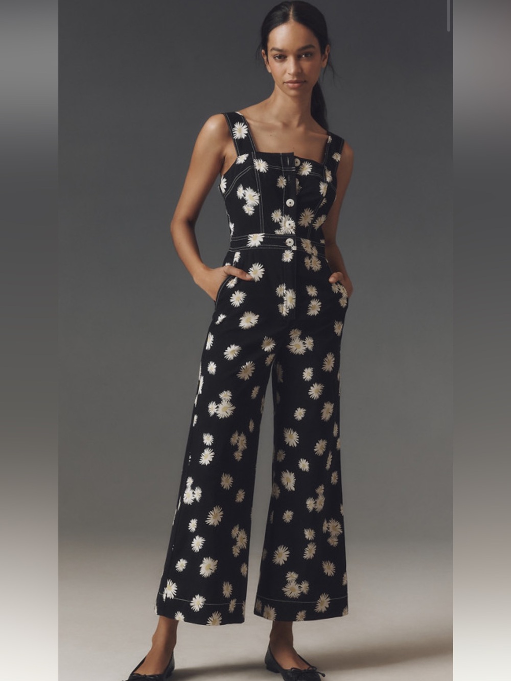 Maeve The Colette Portside Button-Front Jumpsuit!